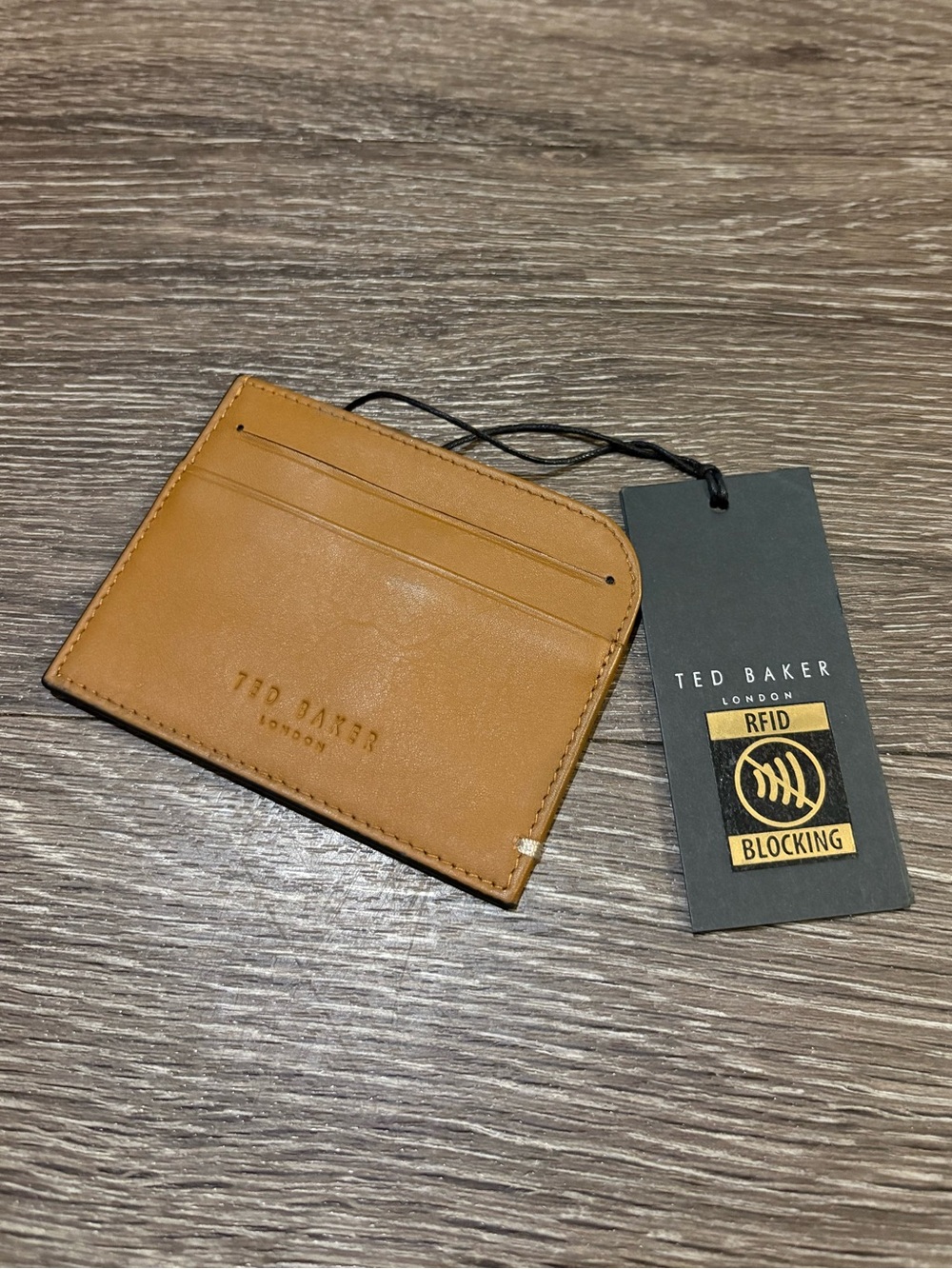 Ted Baker Tan Leather Card Holder
